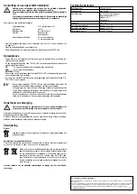 Preview for 8 page of VOLTCRAFT 20 00 09 Operating Instructions Manual