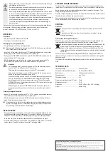 Preview for 4 page of VOLTCRAFT 20 00 92 Operating Instructions Manual