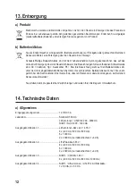 Предварительный просмотр 12 страницы VOLTCRAFT 2176563 Operating Instructions Manual