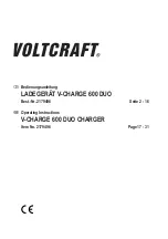 Предварительный просмотр 1 страницы VOLTCRAFT 2179496 Operating Instructions Manual