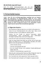 Preview for 5 page of VOLTCRAFT 2179618 Operating Instructions Manual