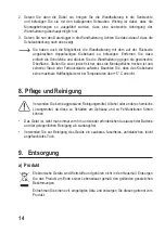 Preview for 14 page of VOLTCRAFT 2179618 Operating Instructions Manual