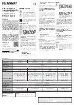 Предварительный просмотр 2 страницы VOLTCRAFT 2251735 Operating Instructions