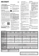 Предварительный просмотр 4 страницы VOLTCRAFT 2251735 Operating Instructions