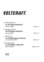 Preview for 1 page of VOLTCRAFT 2268246 Operating Instructions Manual