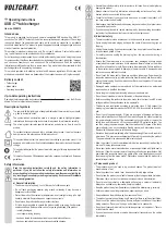 Preview for 3 page of VOLTCRAFT 2268914 Operating Instructions Manual