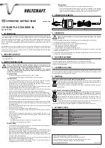 Предварительный просмотр 2 страницы VOLTCRAFT 23 60 31 Operating Instructions