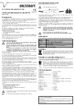 Предварительный просмотр 4 страницы VOLTCRAFT 23 78 40 Operating Instructions