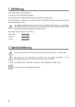 Preview for 4 page of VOLTCRAFT 2304480 Operating Instructions Manual