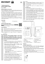 Предварительный просмотр 1 страницы VOLTCRAFT 2380255 Operating Instructions Manual