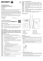 Предварительный просмотр 3 страницы VOLTCRAFT 2380255 Operating Instructions Manual