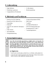 Preview for 6 page of VOLTCRAFT 2446475 Operating Instructions Manual