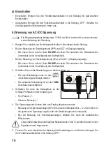 Предварительный просмотр 14 страницы VOLTCRAFT 2446475 Operating Instructions Manual