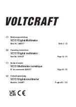 VOLTCRAFT 2446477 Operating Instructions Manual предпросмотр