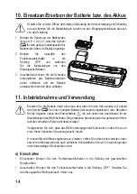 Preview for 14 page of VOLTCRAFT 2446477 Operating Instructions Manual