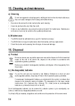 Preview for 54 page of VOLTCRAFT 2446477 Operating Instructions Manual