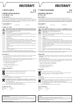 Preview for 2 page of VOLTCRAFT 250455 Operating Instructions