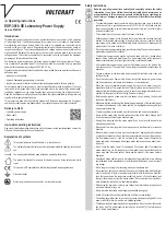 Preview for 4 page of VOLTCRAFT 2568196 Operating Instructions Manual