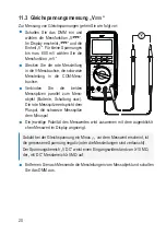 Preview for 20 page of VOLTCRAFT 2576866 Operating Instructions Manual