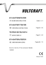 VOLTCRAFT 4016139074214 Operating Instructions Manual preview