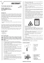 Preview for 3 page of VOLTCRAFT 51 00 53 Operating Instructions Manual