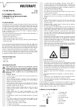 Preview for 5 page of VOLTCRAFT 51 00 53 Operating Instructions Manual