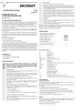 Preview for 9 page of VOLTCRAFT 51 00 53 Operating Instructions Manual