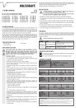 Предварительный просмотр 3 страницы VOLTCRAFT 51 28 91 Operating Instructions