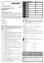 VOLTCRAFT 51 51 00 Operating Instructions предпросмотр