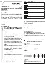 Preview for 3 page of VOLTCRAFT 51 51 00 Operating Instructions