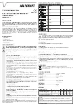 Preview for 4 page of VOLTCRAFT 51 51 00 Operating Instructions