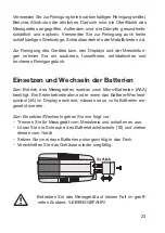 Preview for 23 page of VOLTCRAFT 51 60 20 Operating Instructions Manual