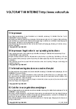 Preview for 98 page of VOLTCRAFT 513134 Operating Instructions Manual