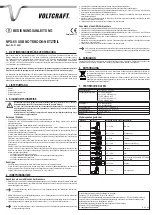 VOLTCRAFT 514001 Operating Instructions предпросмотр