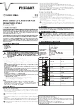 Preview for 3 page of VOLTCRAFT 514001 Operating Instructions