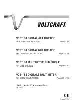 Preview for 2 page of VOLTCRAFT 54 84 50 Operating Instructions Manual