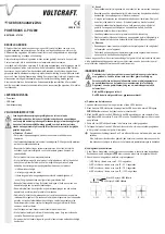 Предварительный просмотр 7 страницы VOLTCRAFT 679795 Operating Instructions Manual