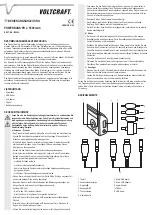 Предварительный просмотр 1 страницы VOLTCRAFT 759654 Operating Instructions Manual