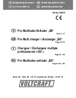 VOLTCRAFT B8 Operating Instructions Manual предпросмотр