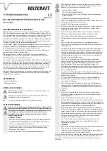 VOLTCRAFT BCC-100 Operating Instructions Manual предпросмотр