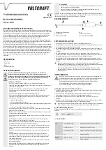 VOLTCRAFT BS-19 Operating Instructions Manual preview