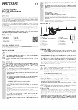 Preview for 3 page of VOLTCRAFT BS-22 Operating Instructions Manual