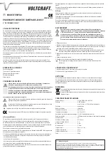 Preview for 3 page of VOLTCRAFT BS-260XCT Operating Instructions