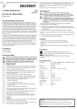 Preview for 1 page of VOLTCRAFT BS-8.0 Operating Instructions