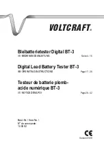 VOLTCRAFT BT-3 Operating Instructions Manual preview