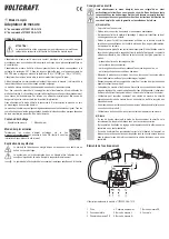 Предварительный просмотр 5 страницы VOLTCRAFT CAA-1L 16 Operating Instructions Manual