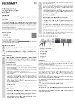 Предварительный просмотр 3 страницы VOLTCRAFT CO-300 Operating Instructions Manual