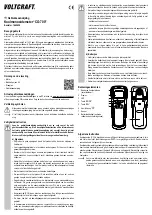 Preview for 7 page of VOLTCRAFT CO-700 Operating Instructions Manual