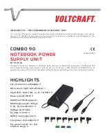 Предварительный просмотр 1 страницы VOLTCRAFT COMBO 90 - Datasheet