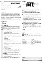 Предварительный просмотр 2 страницы VOLTCRAFT CPAS-3400/3 Operating Instructions